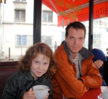 Charlotte and Eric: breakfast in Paris at the brasserie